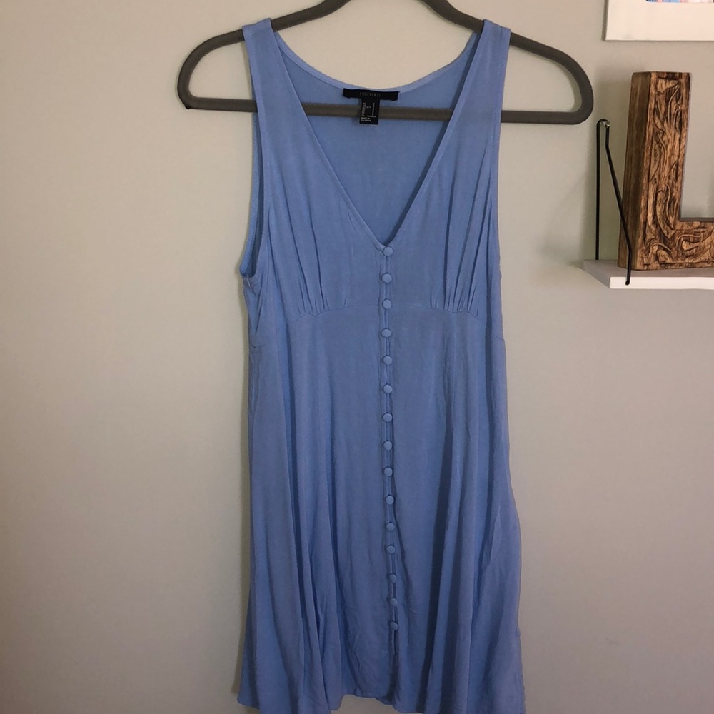 Light blue Forever 21 swing dress!
